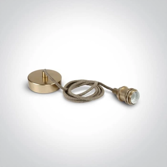 kinkiecik.pl Lampa wisząca Decorative E27 0990/BBS ONE LIGHT