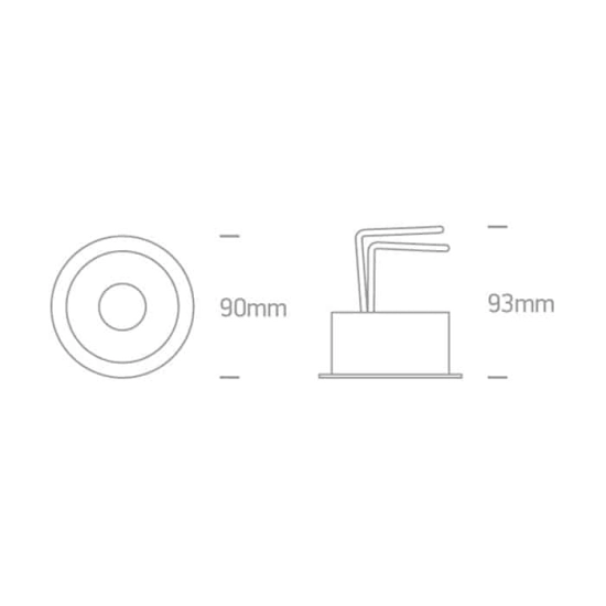 kinkiecik.pl Oprawa podstropowa Extractable 12W Range 11113E/W/W ONE LIGHT