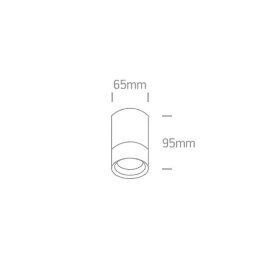 kinkiecik.pl lafon GU10 Outdoor Cylinders Die cast 67130C/B ONE LIGHT