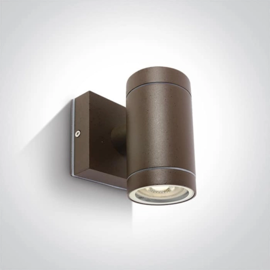 kinkiecik.pl Kinkiet GU10 Outdoor Cylinders Die cast 67130E/BR ONE LIGHT