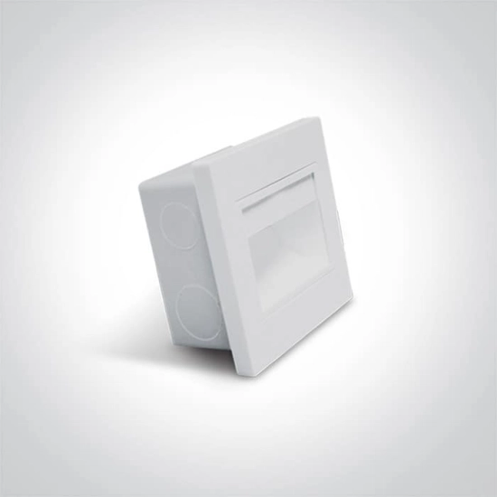 kinkiecik.pl Oświetlenie schodowe Indoor Square Wall Recessed 68007/W/W ONE LIGHT