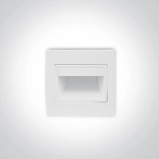 kinkiecik.pl Oświetlenie schodowe Indoor Square Wall Recessed 68007/W/W ONE LIGHT