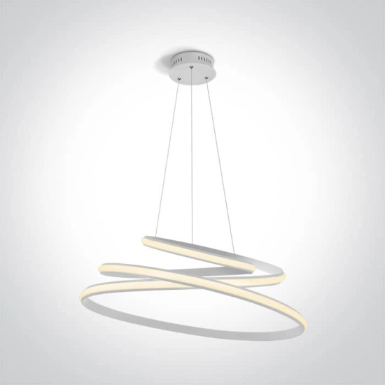 kinkiecik.pl Lampa wisząca LED Pendant Rings 63046A/W ONE LIGHT