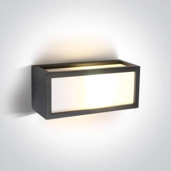 kinkiecik.pl Kinkiet Outdoor E27 Square Die cast 67328/AN ONE LIGHT