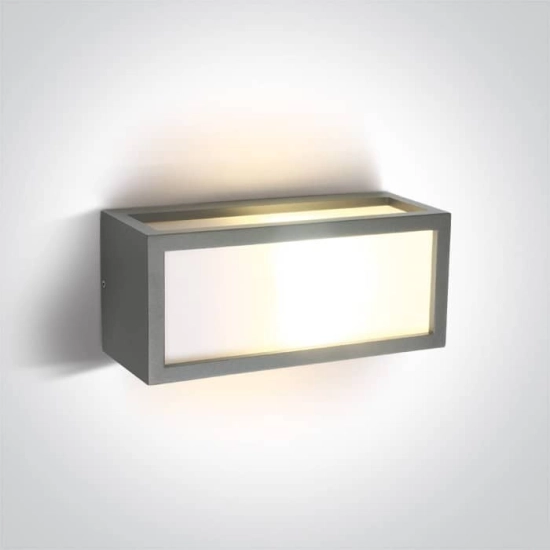kinkiecik.pl Kinkiet Outdoor E27 Square Die cast 67328/G ONE LIGHT