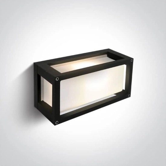 kinkiecik.pl Kinkiet Outdoor E27 Square Die cast 67420/B ONE LIGHT