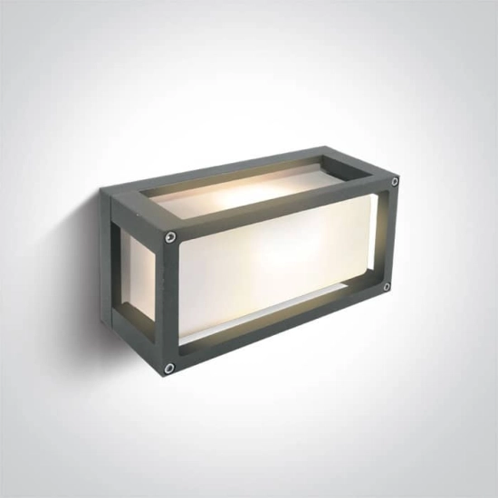 kinkiecik.pl Kinkiet Outdoor E27 Square Die cast 67420/G ONE LIGHT
