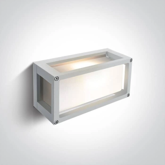 kinkiecik.pl Kinkiet Outdoor E27 Square Die cast 67420/W ONE LIGHT