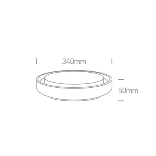 kinkiecik.pl Plafon Outdoor Project LED Plafo Die cast 67384/AN/W ONE LIGHT