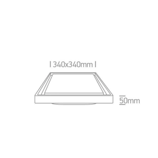 kinkiecik.pl Plafon Outdoor Project LED Plafo Die cast 67384A/W/W ONE LIGHT