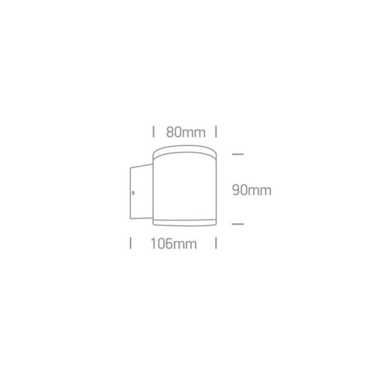 kinkiecik.pl Plafon Outdoor Wall Cylinders 67138E/G/W ONE LIGHT