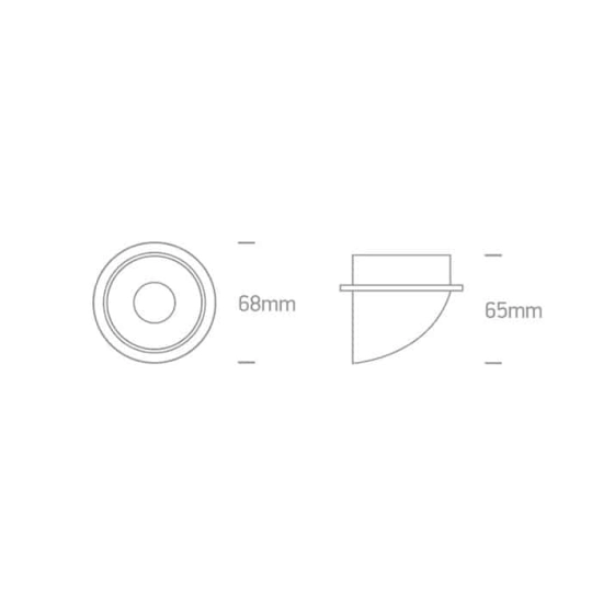 kinkiecik.pl Oprawa podstropowa Recessed Spots Fixed 10105E1/B/GL ONE LIGHT