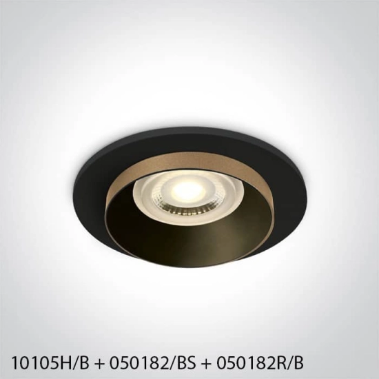 kinkiecik.pl Oprawa podstropowa Recessed Spots Fixed 10105H/B ONE LIGHT