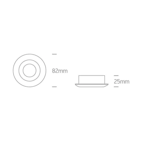 kinkiecik.pl Oprawa podstropowa Round Retro Range GU10 11105U/W ONE LIGHT