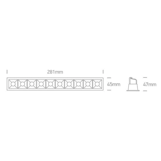 kinkiecik.pl Oprawa podstropowa Shop Square Boxes 50902B/B/W ONE LIGHT