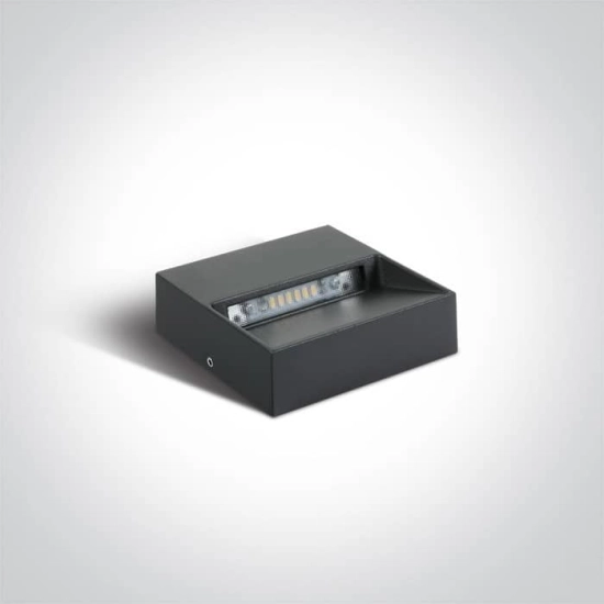 kinkiecik.pl Kinkiet Square Indoor/Outdoor Wall Dark Lights Die cast 67359A/AN/W ONE LIGHT
