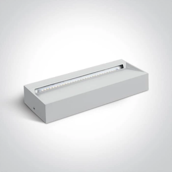 kinkiecik.pl Kinkiet Square Indoor/Outdoor Wall Dark Lights Die cast 67359B/W/W ONE LIGHT