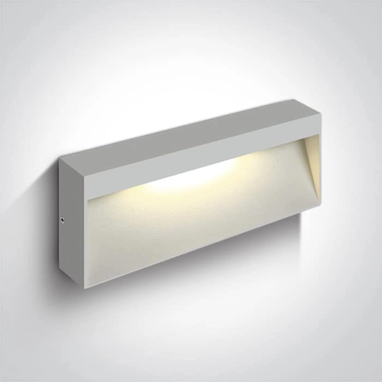 kinkiecik.pl Kinkiet Square Indoor/Outdoor Wall Dark Lights Die cast 67359B/W/W ONE LIGHT