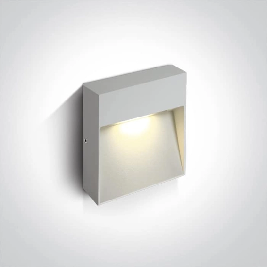 kinkiecik.pl Kinkiet Square Indoor/Outdoor Wall Dark Lights Die cast 67360A/W/W ONE LIGHT