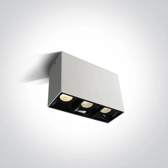 kinkiecik.pl Plafon Surface Shop Square Boxes 12307B/W/W ONE LIGHT