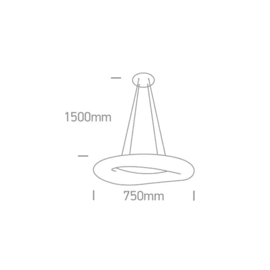 kinkiecik.pl lampa wisząca The Cloud Pendant Series 63110C/W ONE LIGHT