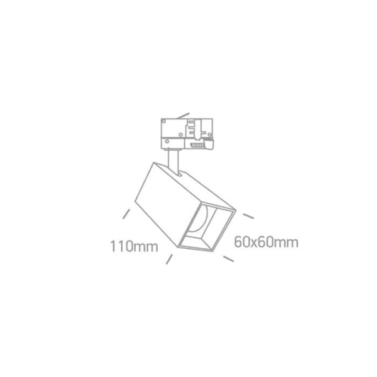 kinkiecik.pl Reflektor The Dark Light GU10 Range 65105NAT/B ONE LIGHT