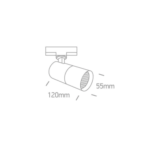 kinkiecik.pl Reflektor The Dark Light GU10 Range 65522T/B ONE LIGHT