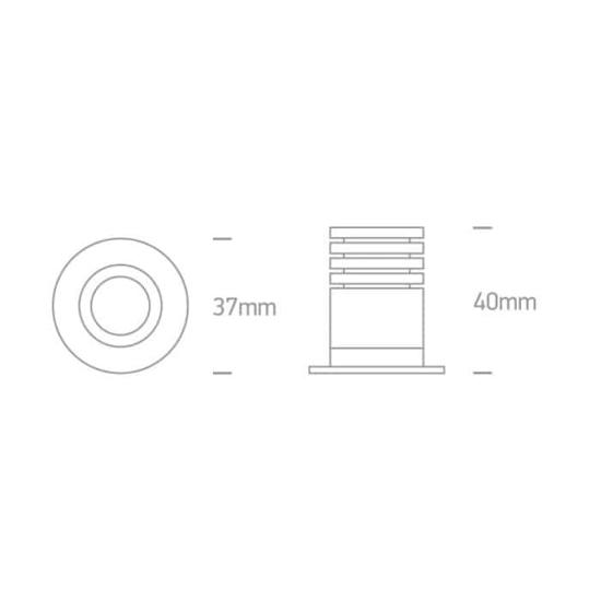 kinkiecik.pl Oprawa podstropowa The Dark Light IP65 Range 10102H/W/C ONE LIGHT 3000K