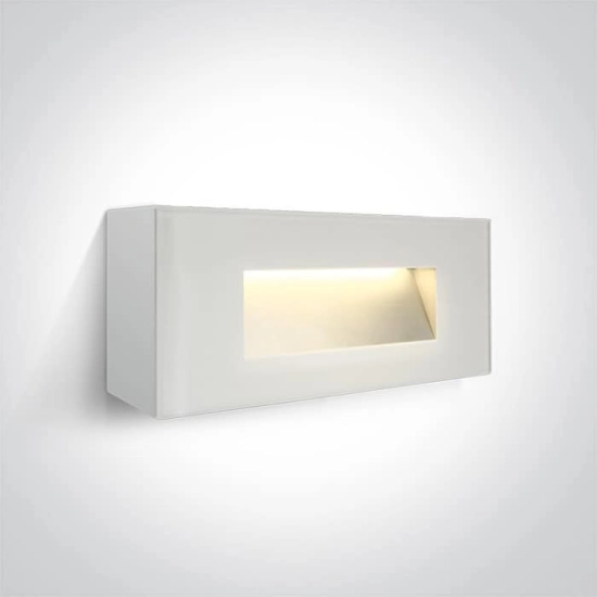 kinkiecik.pl Kinkiet The Glass Face Wall Lights 67076A/W/W ONE LIGHT