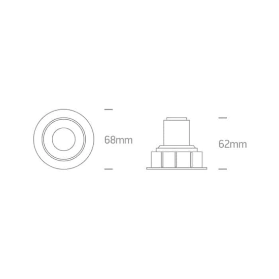 kinkiecik.pl Oprawa podstropowa The Interchanging Rings Range 11104K/W/W ONE LIGHT