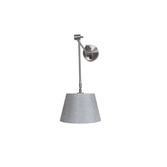 Kinkiet ADAM WALL S grey AZ1843+AZ2604 śr. 36cm AZZARDO