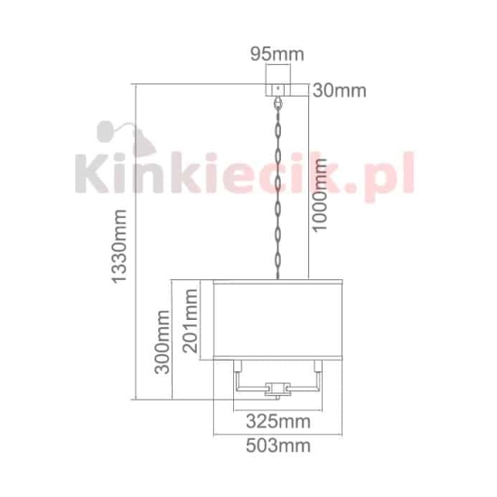 kinkiecikpl lampa wisząca Casa cromo M ORLICKI