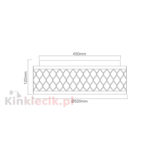 kinkiecikpl Plafon Cavalli cromo 52cm ORLICKI