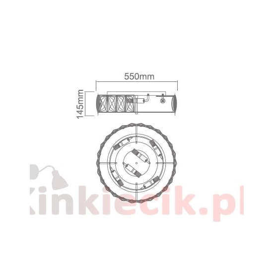 kinkiecikpl Plafon Intero gold PL ORLICKI