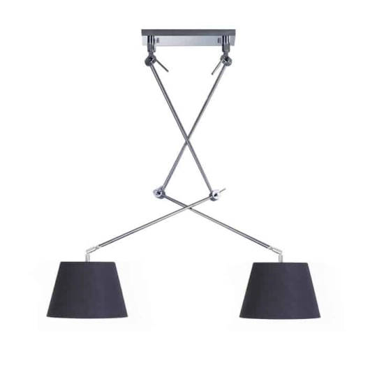 Lampa wisząca ADAM 2S PENDANT black AZ1842+AZ2600 śr.26cm AZZARDO