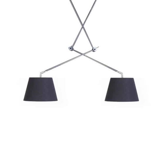 Lampa wisząca ADAM 2S PENDANT black AZ1842+AZ2586 śr.30cm AZZARDO
