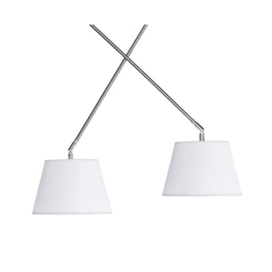 Lampa wisząca ADAM 2S PENDANT white AZ1842+AZ2588 śr.30cm AZZARDO