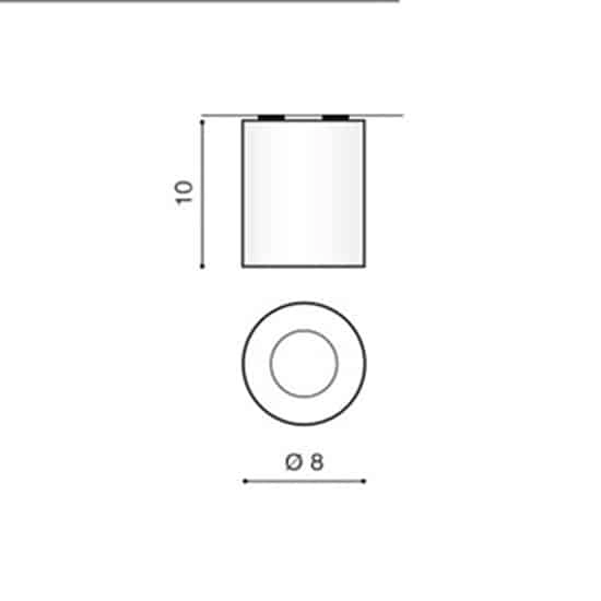Plafon Aro (chrome) AZ1360 IP54 AZZARDO