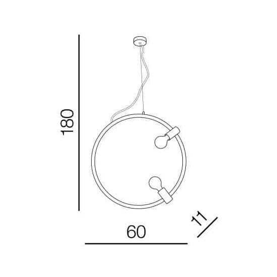 Lampa wisząca ORSOLA AZ3353 AZZARDO
