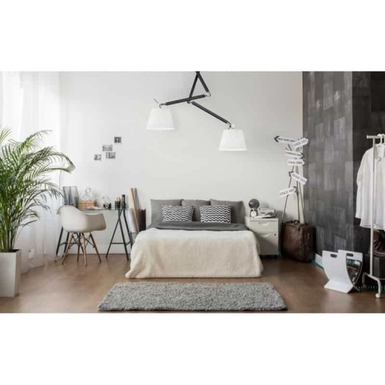 Lampa wisząca ZYTA 2 S PENDANT white AZ1846+AZ2588 śr.30cm AZZARDO