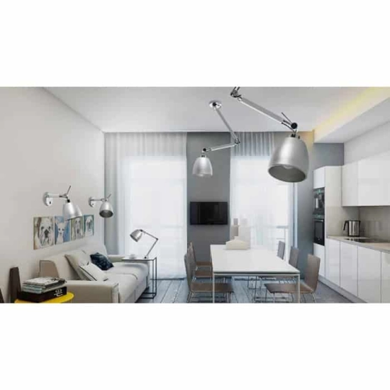 Lampa wisząca ZYTA M PENDANT ALU AZ2304+AZ2594 śr.23cm AZZARDO