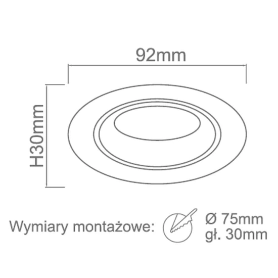 Oprawa halogenowa Foro Bianco OR83538 Open Design Highlights - zdjęcie dodatkowe 1