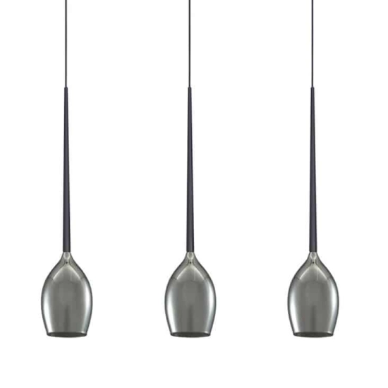 Lampa wisząca Izza 3 smoky AZ2937 AZZARDO
