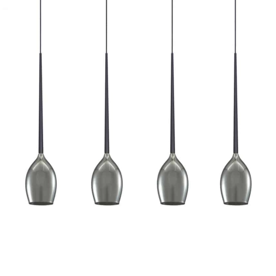 Lampa wisząca Izza 4 smoky AZ2938 AZZARDO