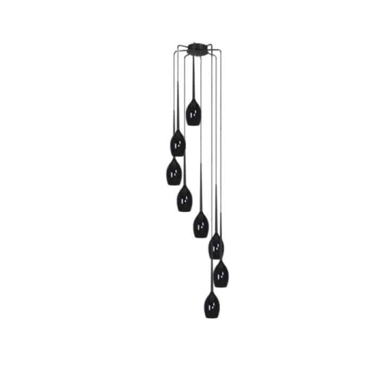 Lampa wisząca IZZA black 8 AZ0159 AZZARDO
