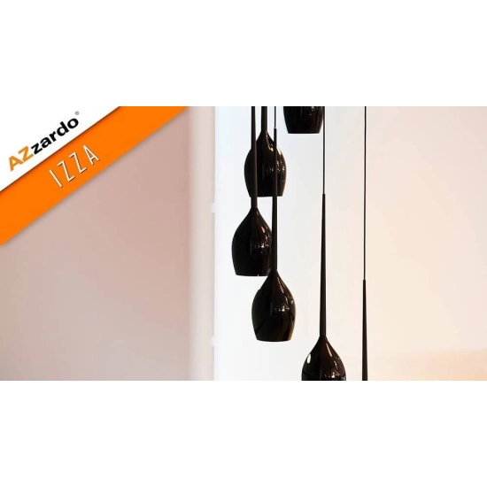 Lampa wisząca IZZA black 8 AZ0159 AZZARDO