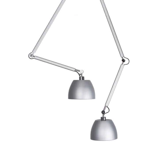 Lampa wisząca ZYTA 2 S PENDANT ALU alu AZ2301+AZ2594 śr.23cm AZZARDO