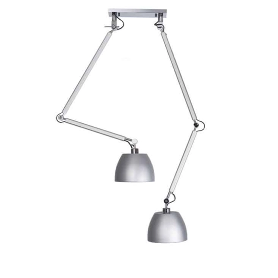 Lampa wisząca ZYTA 2 S PENDANT ALU alu AZ2301+AZ2594 śr.23cm AZZARDO