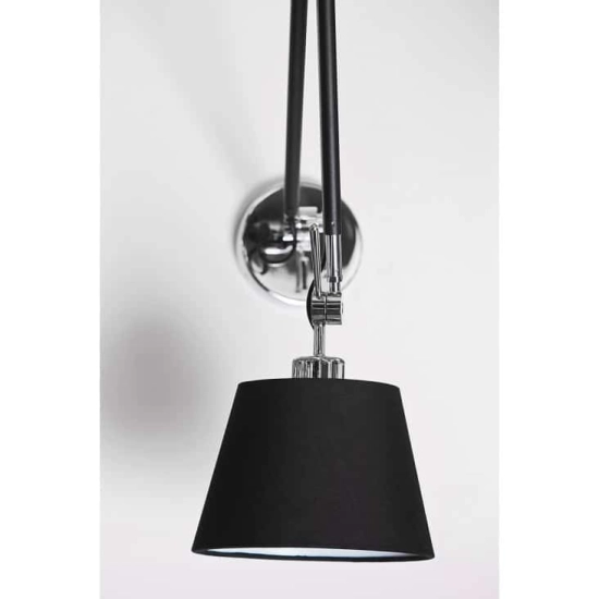Kinkiet ZYTA WALL S black AZ1844+AZ2586 śr.30cm AZZARDO