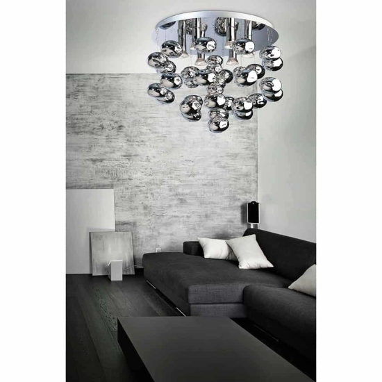 Plafon Luvia AZ2541 Chrome AZZARDO